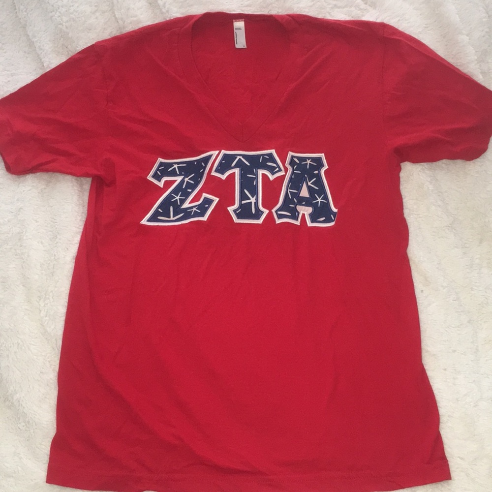 Starfish Pattern ZTA Letters